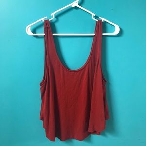 American Eagle soft and sexy flowy crop tank